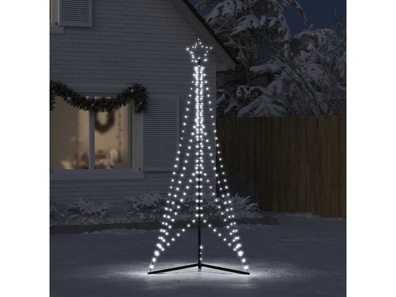 Sapin de noël - arbre de noël à led 483 led blanc froid 240 cm - Conforama C