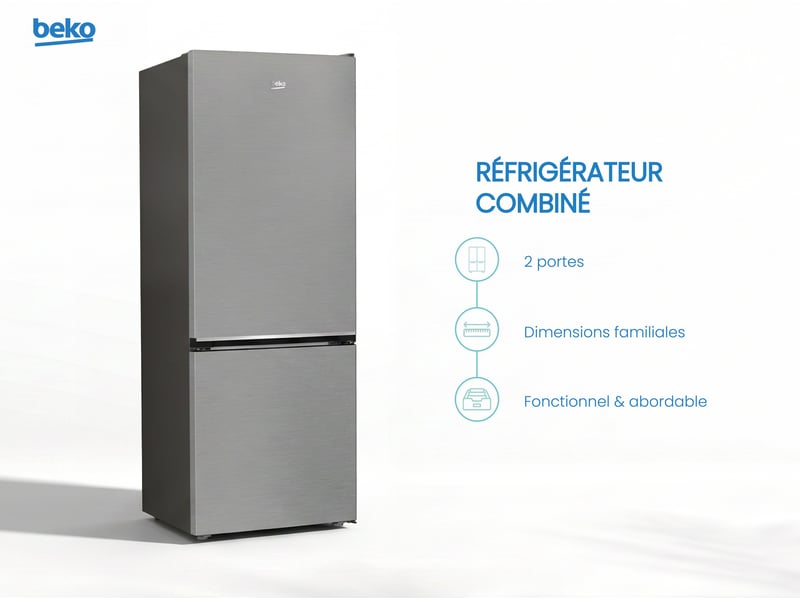 Réfrigérateur combiné (congél en bas)  - Conforama N