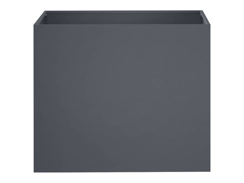  Jardinière - cache-pot de jardin 2 pcs anthracite 50 x 40 x 50 cm  - Conforama D