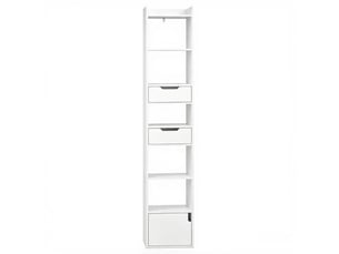 Etagère 33 cm coloris blanc  33x24x181cm