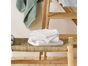 Lot 2 serviettes de bain et 2 gants de toilette