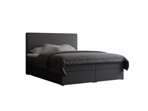 Lit coffre 140x200 cm IDOHOME  GIULIA coloris noir