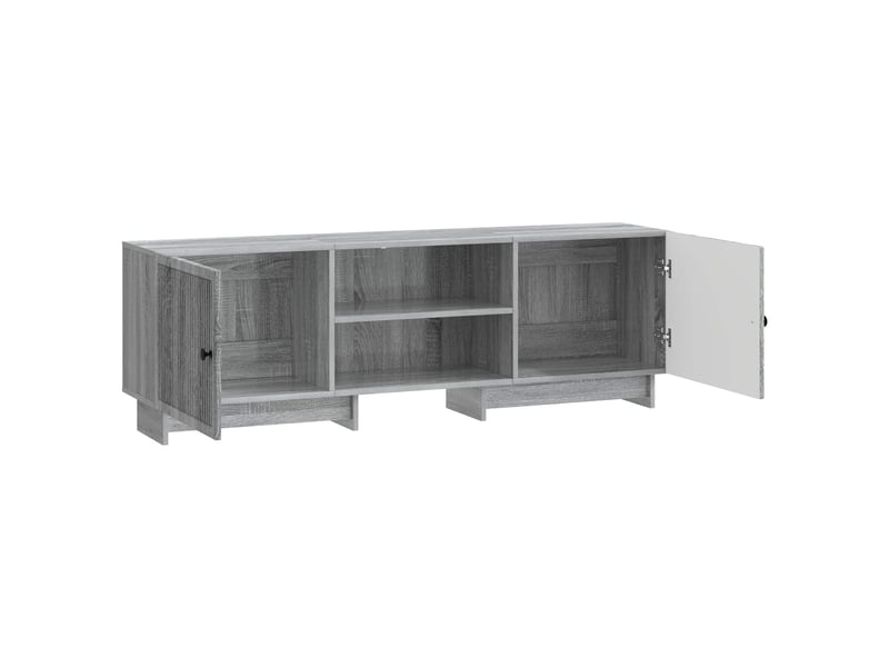 Meuble tv - banc tv - meuble de rangement 150 x 31 x 50 cm sonoma gris bois d’ingénierie  - Conforama D