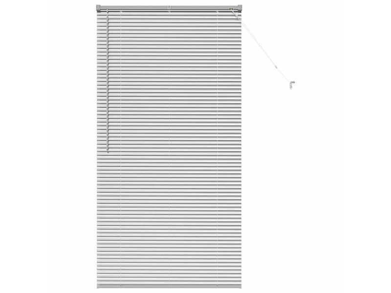Store vénitien, store de fenêtre argenté 175 x 85 cm 25 mm aluminium cf47582 - Conforama A