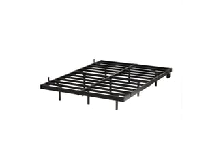Lit avec rangement 140x190 cm coloris noir