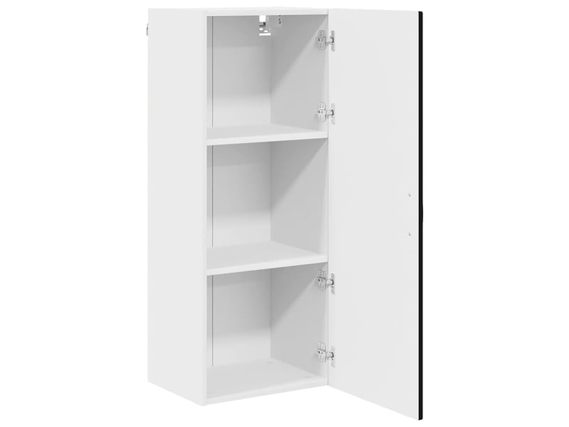 Meuble mural de cuisine, armoire de cuisine noir 40x31x100cm bois d'ingénierie shl7678 - Conforama E