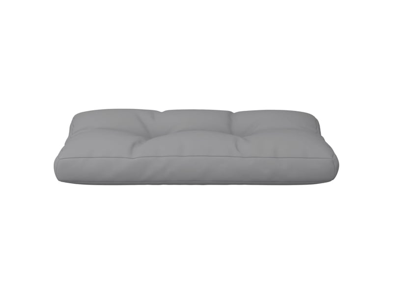  Coussin de palette, coussin de chaise, coussin de canapé gris 80x40x12 cm tissu cf55353  - Conforama E