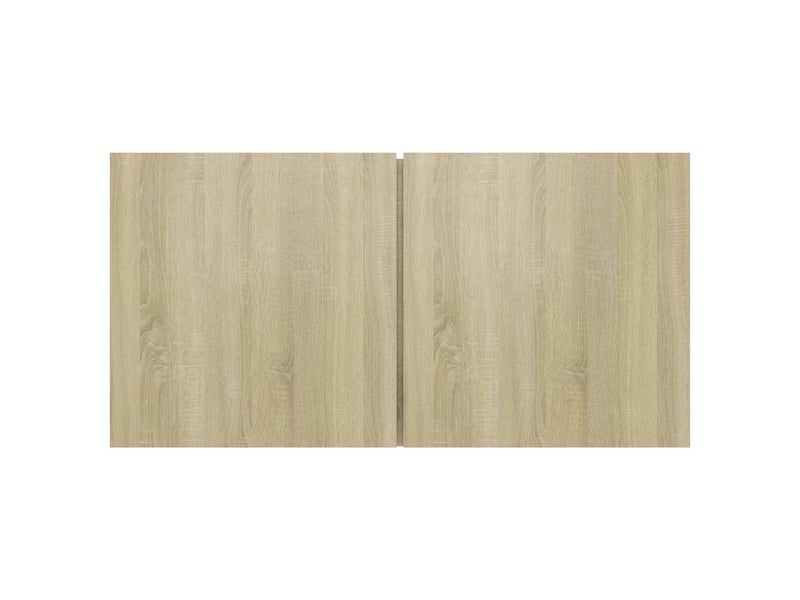  Meubles tv suspendus 3 pcs chêne sonoma 60x30x30 cm  - Conforama E
