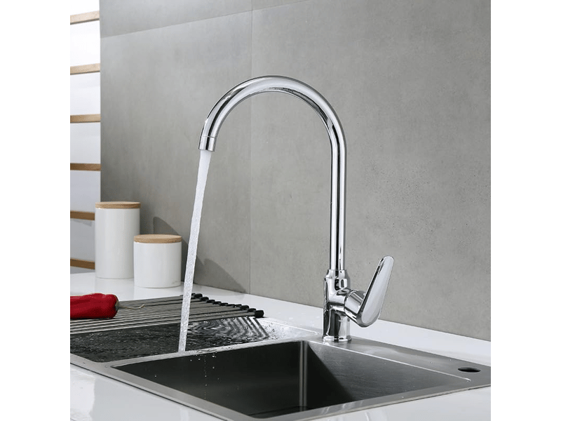  Robinets de cuisine, robinets pivotants chauds et froids, robinets en acier inoxydable pour lavabos  - Conforama B