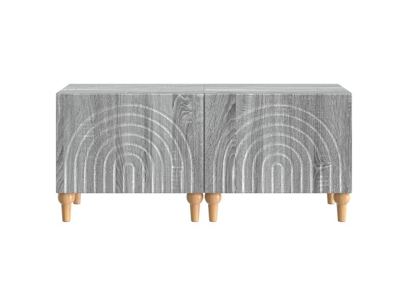  Meuble tv - banc tv - meuble de rangement sonoma gris bois d'ingénierie  - Conforama E