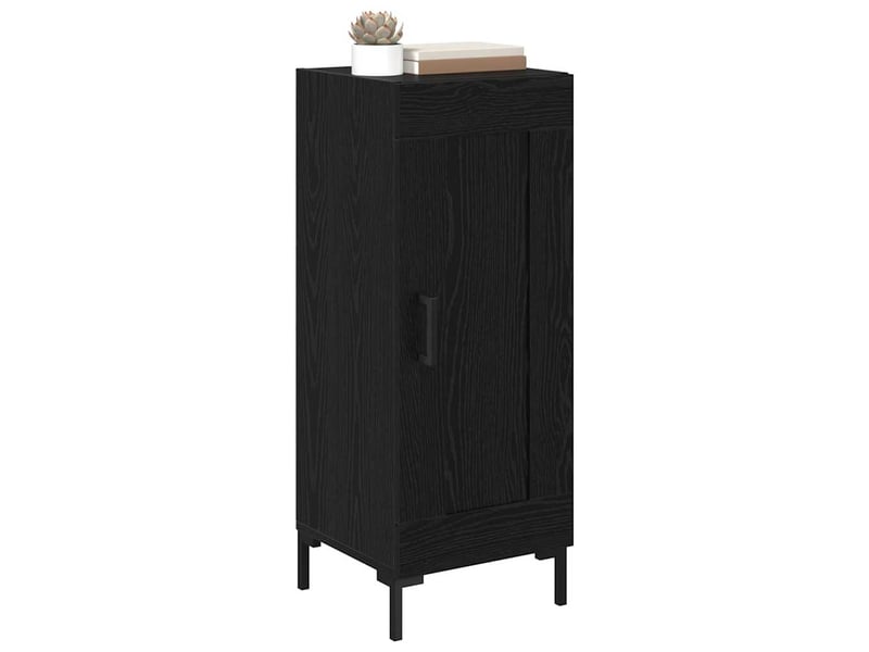  Buffet - bahut - meuble de rangement olden chêne noir 34,5 x 34 x 90 cm  - Conforama C