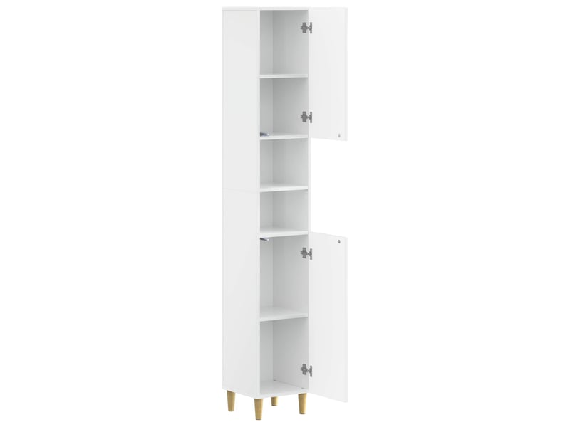  Colonne de salle de bain avec étagère ouverte delft shl9563  - Conforama C
