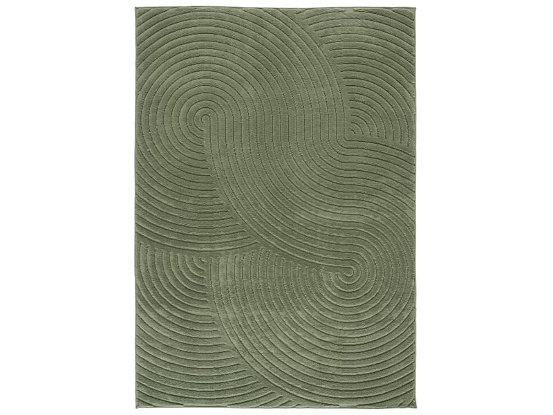 Tapis moderne en polypropylène vert, 122 x 183 cm  - Conforama A