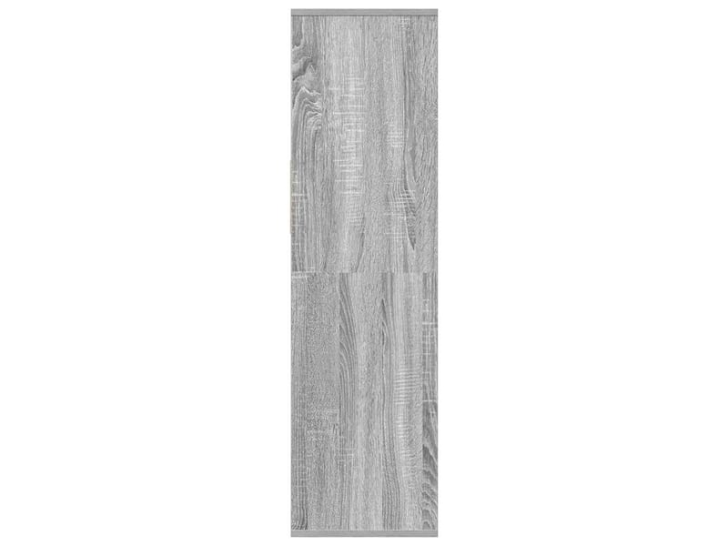  Bibliothèque, meuble de rangement salon sonoma gris 34x31x112 cm bois d'ingénierie  - Conforama E