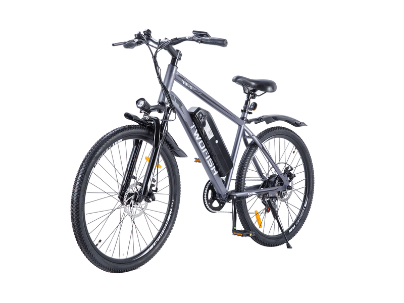 Vélo électrique twofish tf01, 36v 250w 15ah, 26 tout-terrain, gris - Conforama D