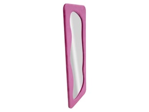 Miroir rectangulaire à poser coloris rose - 4 cm x 40 cm