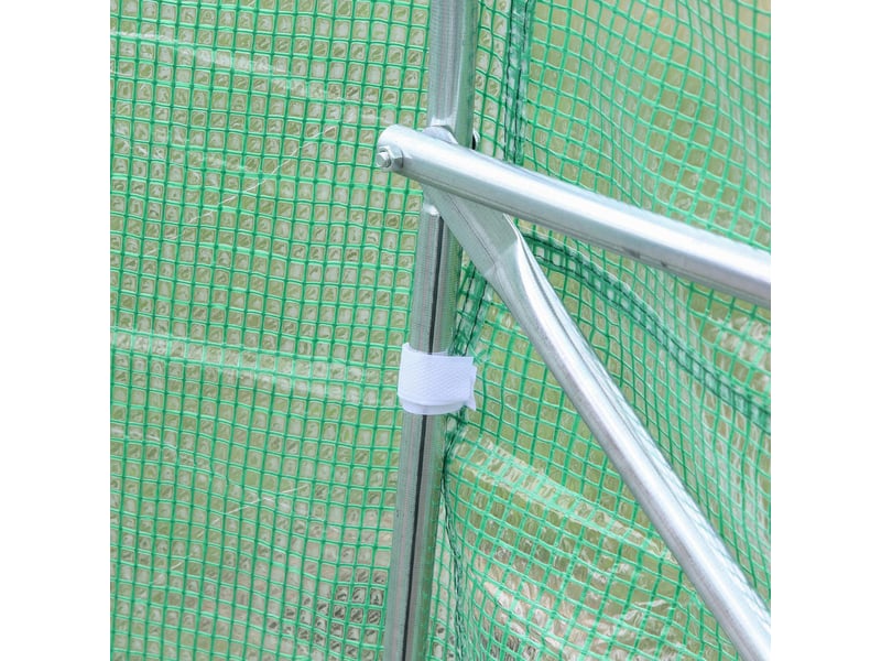  Serre 450x300x205 cm avec fenêtres enroulables verte  - Conforama C