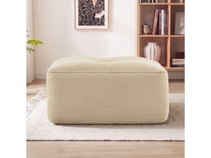 Pouf / repose pied <strong></strong> <strong></strong> beige