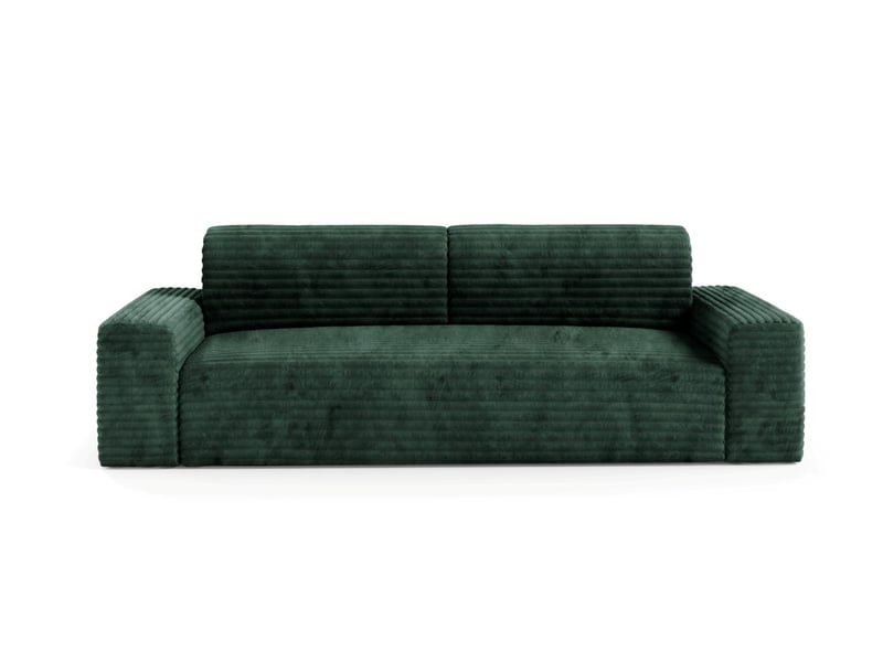 Canapé coco avec fonction de couchage couleur : tilia vert fonce - Conforama A