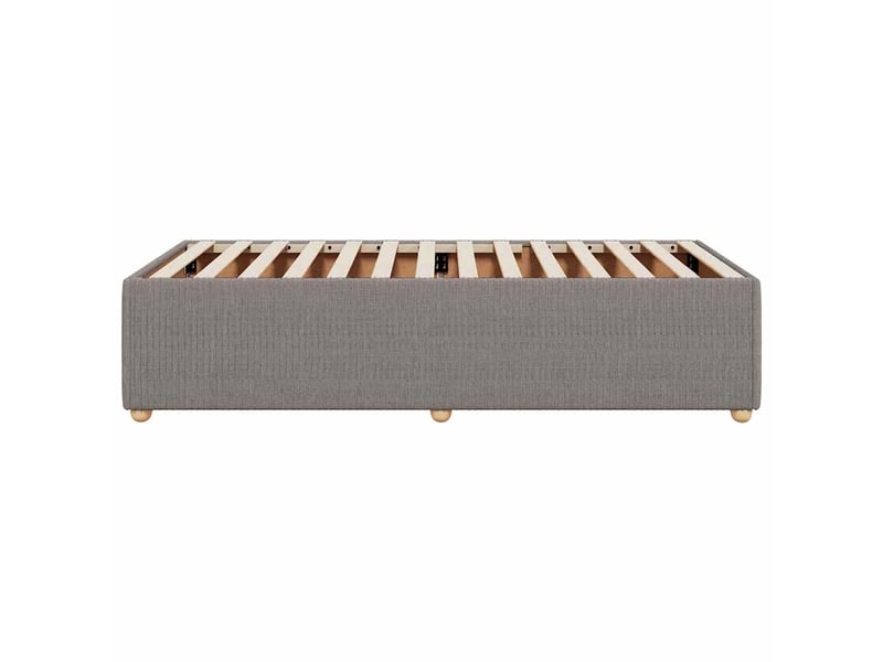  Lit adulte, lit simple, cadre de lit sans matelas taupe 90x190cm tissu cf16188  - Conforama E
