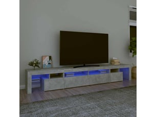 Meuble tv coloris gris 260 cm <strong></strong>  <strong></strong>