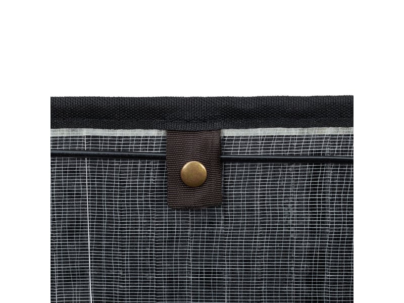  Panier à linge en bambou 63 x 55 x 35 cm avec couvercle aéré 2 compartiments déco salle de bain en bambou naturel 13_0006479  - Conforama E