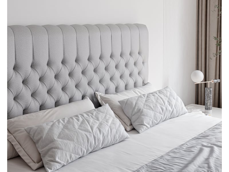  Lit adulte alba - 160x200 cm - matelas ressorts + surmatelas - coffre de rangement - éco-cuir résistant gris ALBA - Conforama D