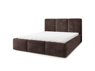 Lit coffre 180x200 cm <strong>MASSENO</strong>  <strong></strong> coloris marron