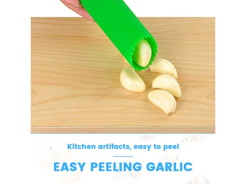 3 pièce epluche ail en silicone, de peau presse-ail professionnel,rouleaux d'éplucheur d'ail peeling, accessoire de cuisine - Conforama D