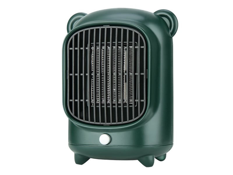  500w chauffage électrique (vert)desktop mini portable small ptc ceramic chauffage chauffage rapide mute heat, multicolore  - Conforama A