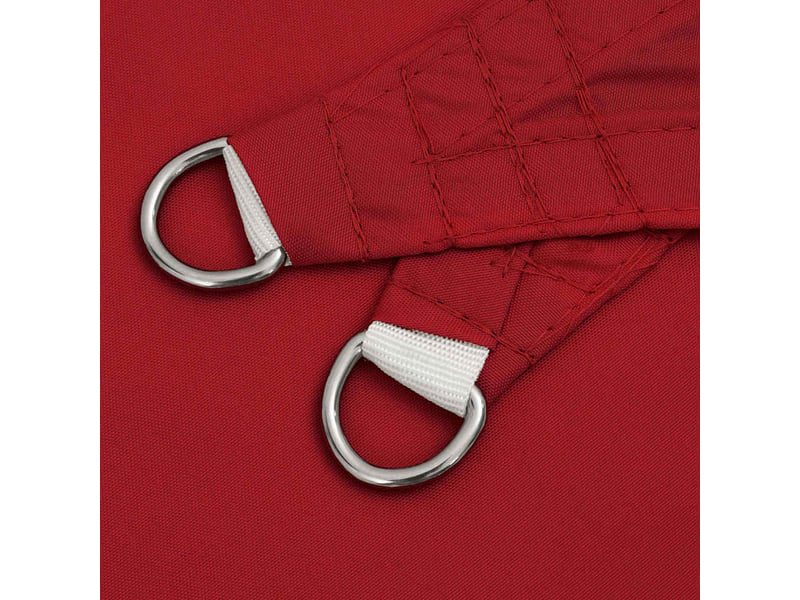  Voile de parasol - voile d'ombrage tissu oxford rectangulaire 2,5x5 m rouge  - Conforama E
