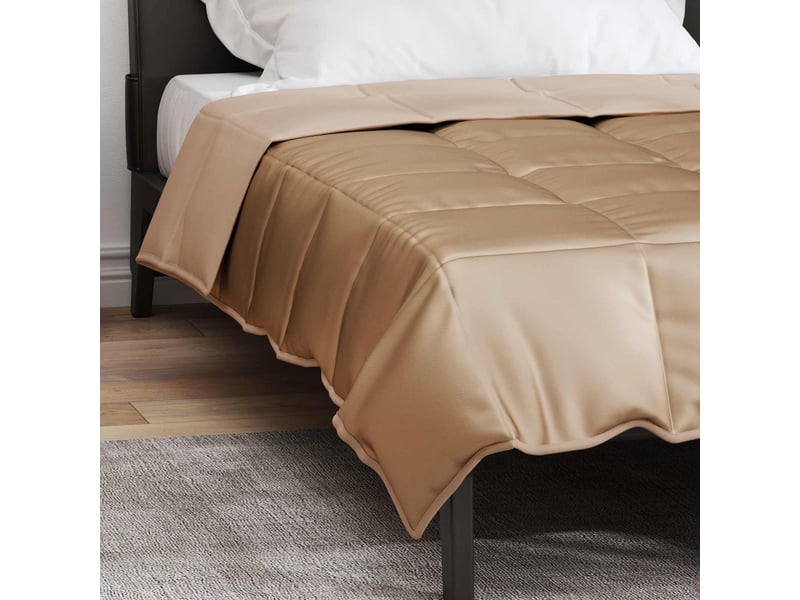  Duvet - couette complet toute l'année 155 x 200 cm 300 gsm doré  - Conforama D