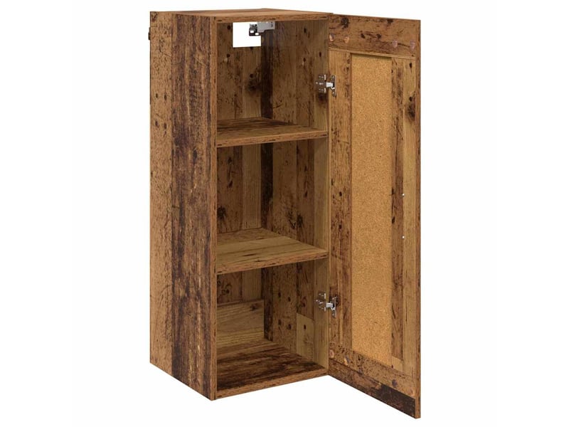  Meuble de rangement mural bois ancien 34,5x34x90 cm bois d'ingénierie  - Conforama E