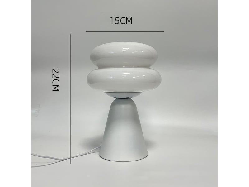  Lampe de table champignon, vintage – 3 modes de couleur dimmables, veilleuse led, déco pour chambre et salon-jaune  - Conforama B