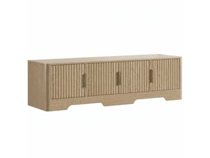 Meuble tv coloris beige <strong>HOMCOM</strong> <strong></strong>