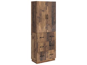 Armoire <strong></strong> <strong></strong> coloris bois clair largeur 66 cm