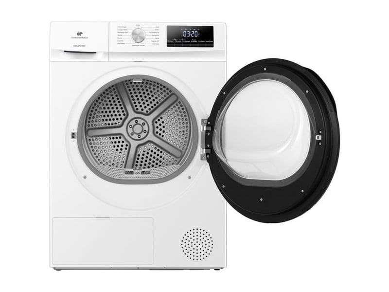  Sèche-linge pompe a chaleur 8 kg cesl8pcwd1 blanc 60 cm classe energetique d CESL8PCWD1 - Conforama B