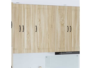 Meuble mural de cuisine | armoire de cuisine chêne sonoma 50x31x100cm