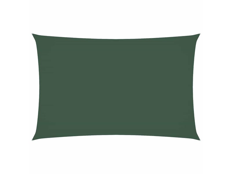  Voile de parasol - voile d'ombrage tissu oxford rectangulaire 5x8 m vert foncé  - Conforama A