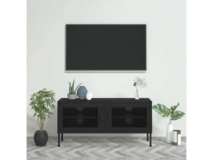 Meuble tv coloris noir 105 cm <strong></strong>  <strong></strong>