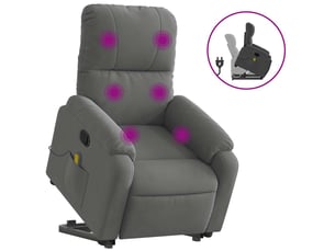 Fauteuil fixe <strong></strong> Tissu gris