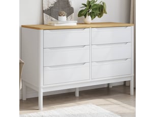 Commode 1 tiroir(s) <strong></strong> <strong></strong> coloris blanc largeur 0 cm