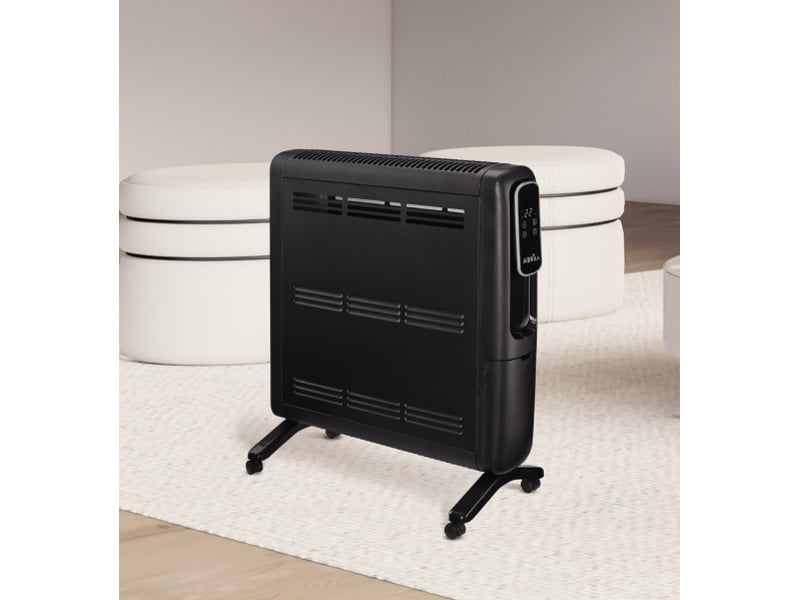  Fabrilamp alpino émetteur thermique aluminium 1500 w noir 232021509 - Conforama E