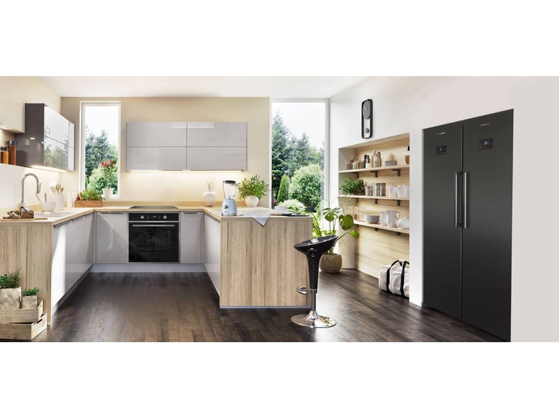 Schneider scca274nf-dxd - congélateur armoire 274l dark inox SCCA274NF-DXD - Conforama B