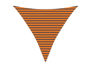 Voile d'ombre - voile d'ombrage - voile parasol 3,6 x 3,6 x 3,6 m 100 % polyester oxford