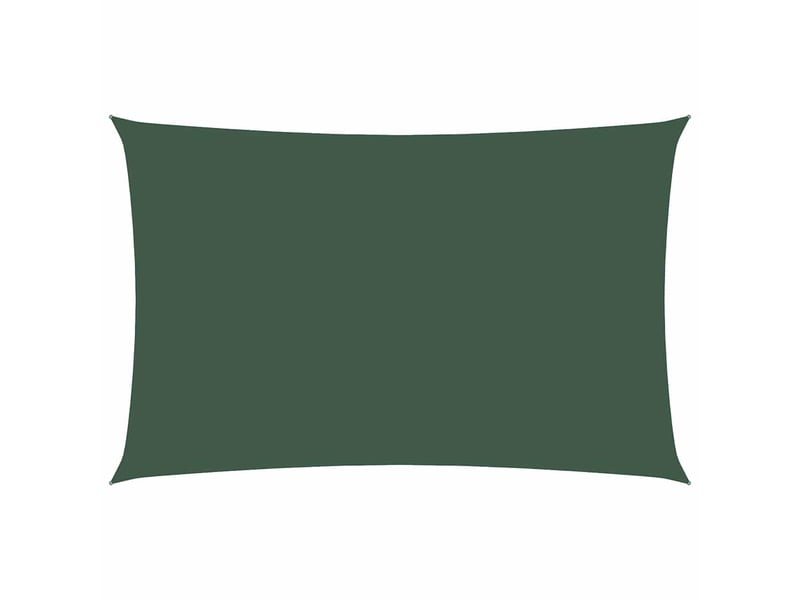  Voile de parasol - voile d'ombrage tissu oxford rectangulaire 2x5 m vert foncé  - Conforama A