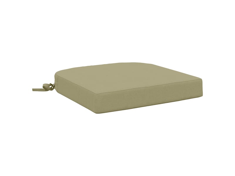 Coussin de siège, coussin d'assise en 1 pièce soest 100 % polyester vert clair cf55860 - Conforama A