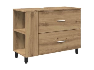 Unité de vanité de salle de bain, meuble de rangement chêne artisanal shl6829