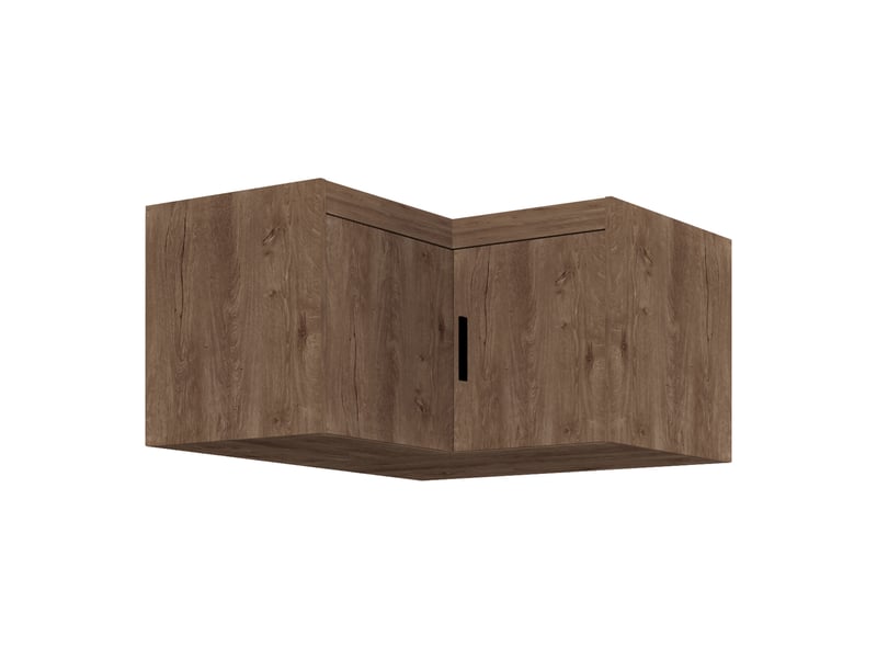  Surmeuble d’angle storicos chêne lefkas 98x55x98 cm Storicos - Conforama A
