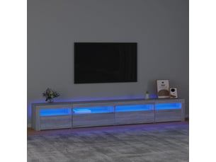 Meuble tv coloris gris 270 cm <strong></strong> <strong></strong>